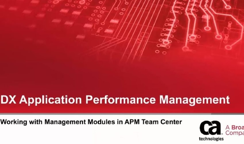 Ultima generație de DX Application Performance Management